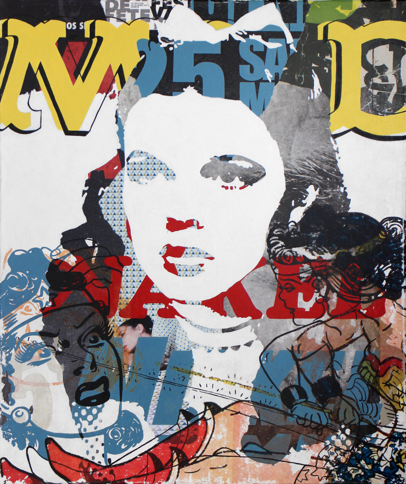 MAD – 54x65cm
