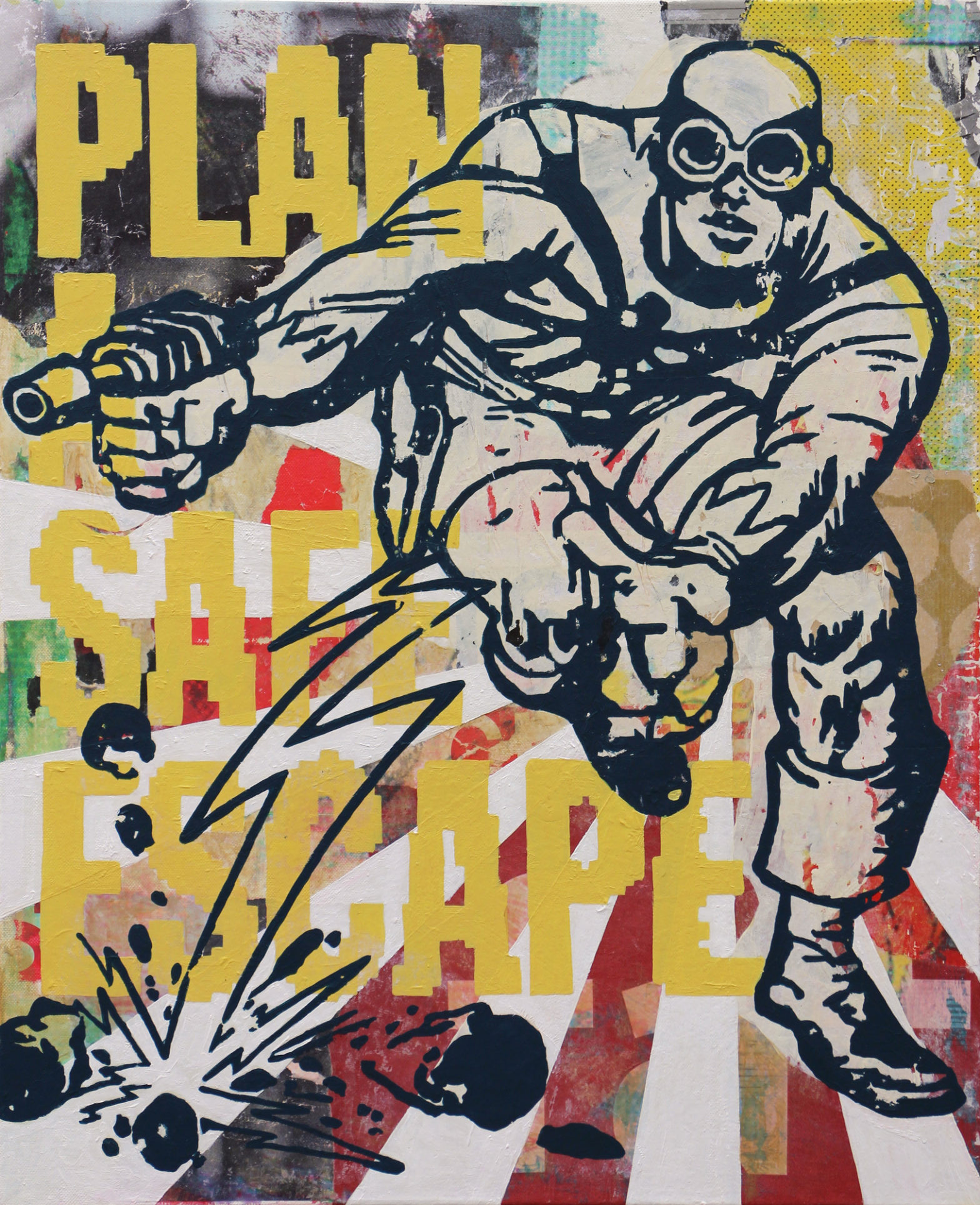 Plan a safe escape – 50x61cm