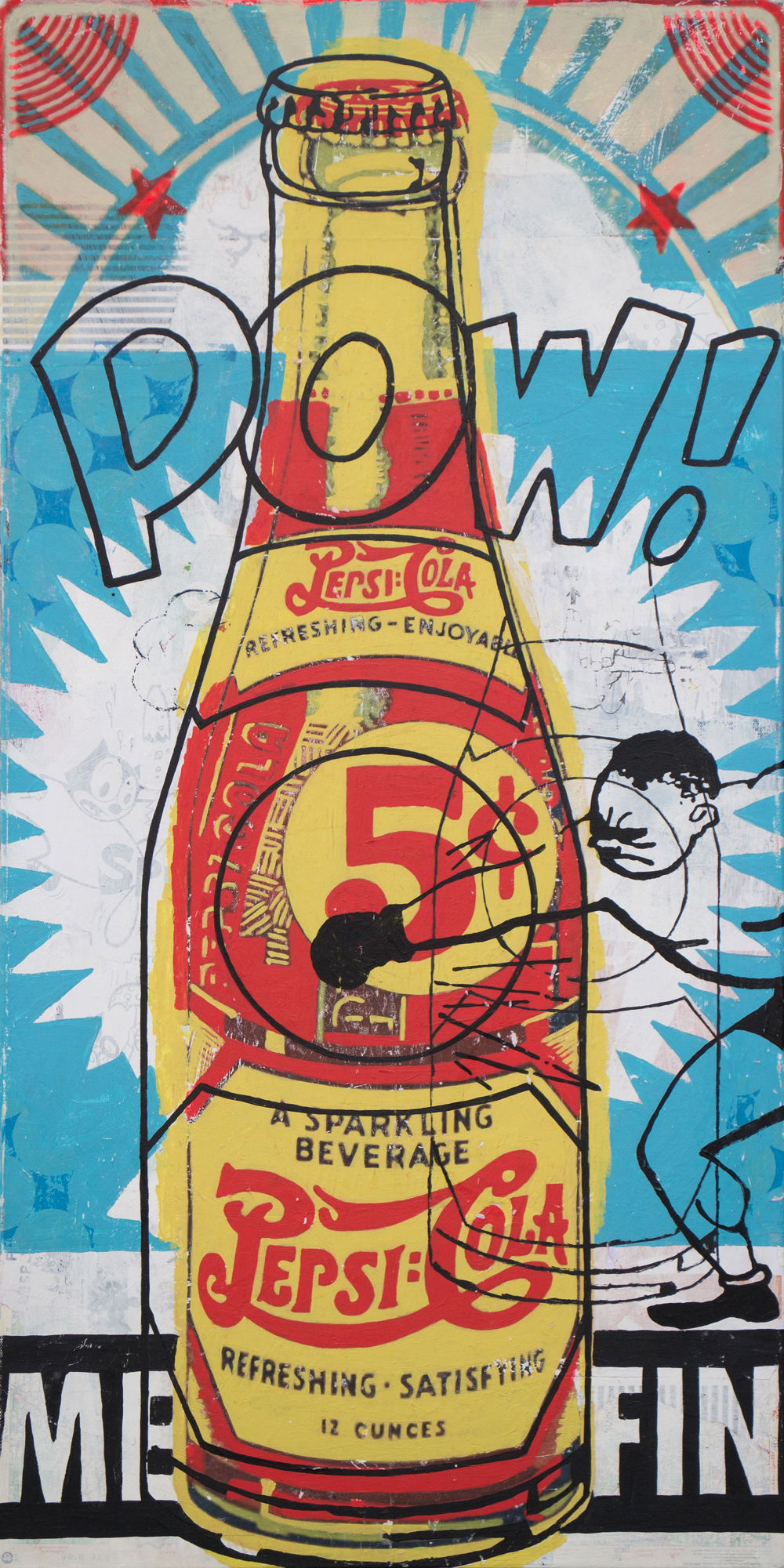 Bottle #5 – 50x100cm