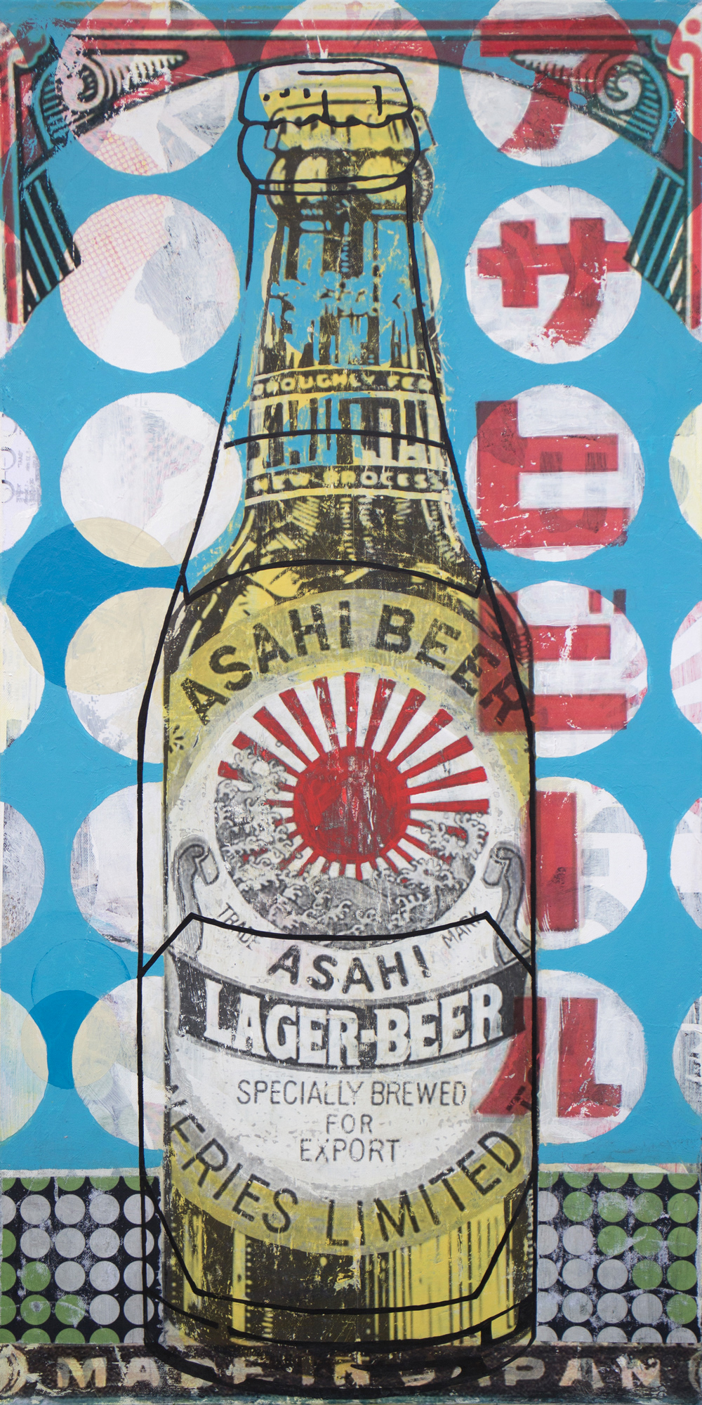 Bottle #6 – 50x100cm