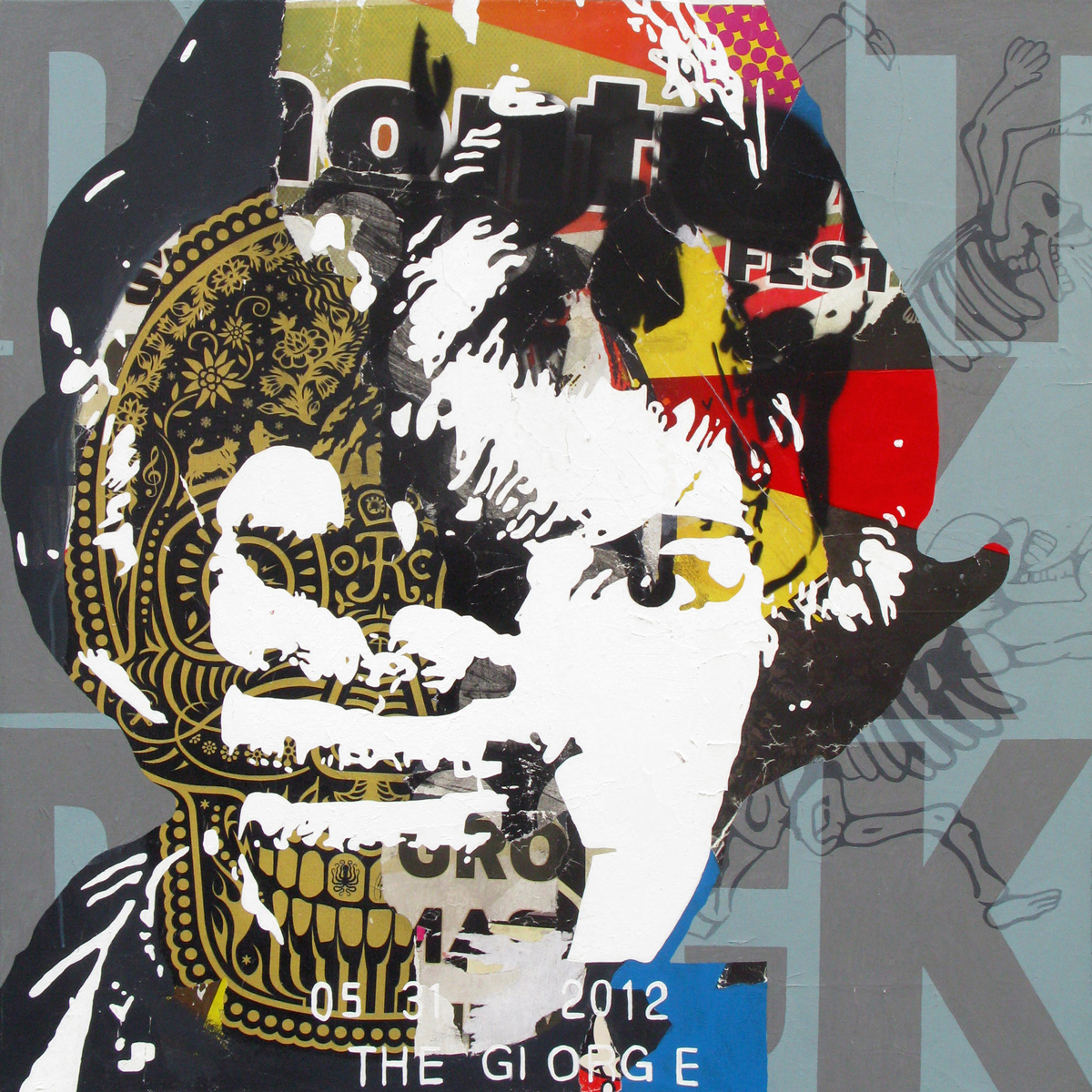 La Muerte – 80x80cm