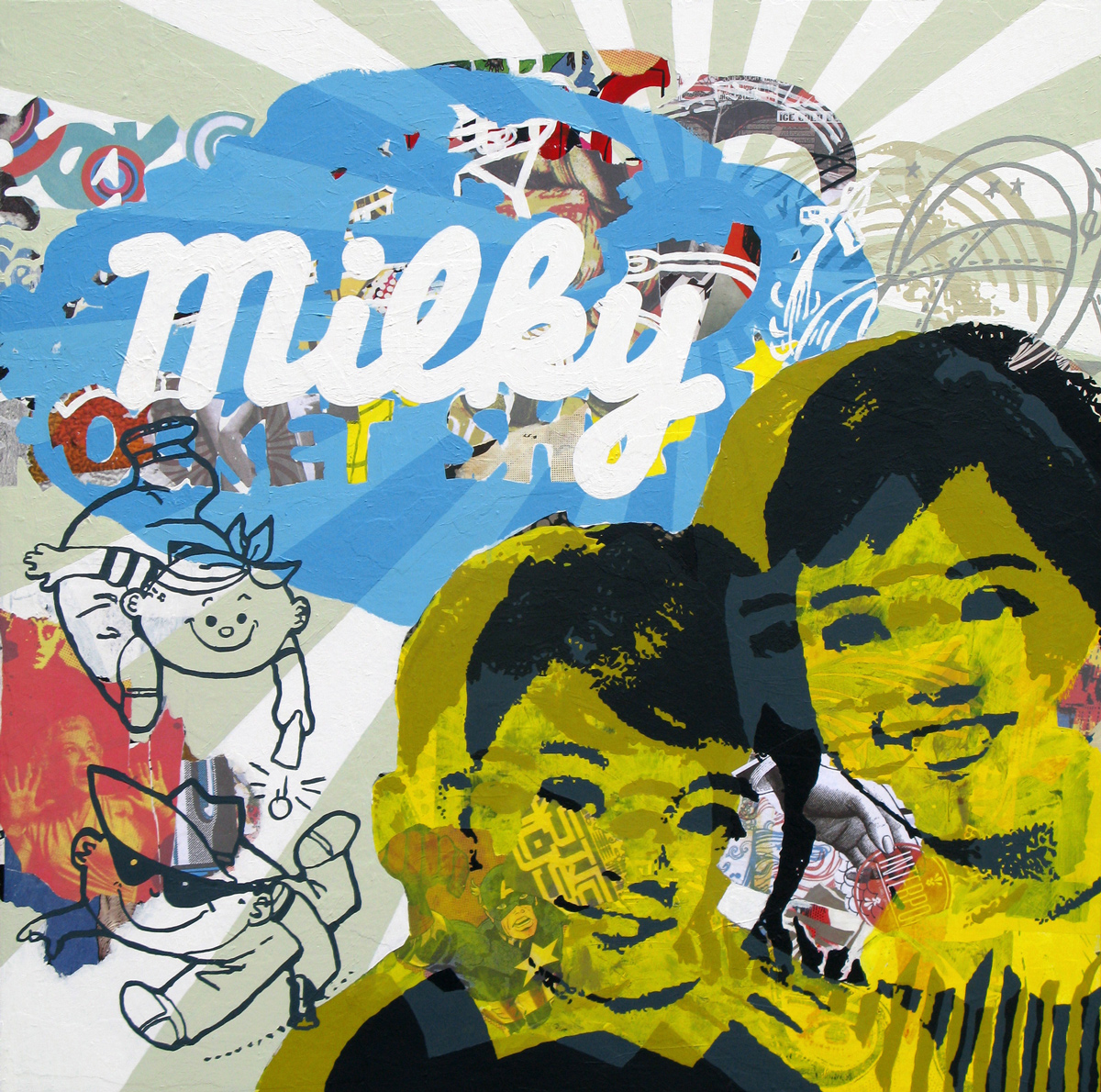 Milky – 100x100cm