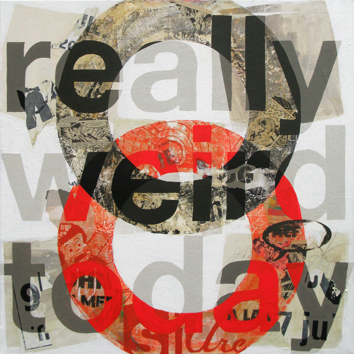 Really Weird Today – 80x80cm