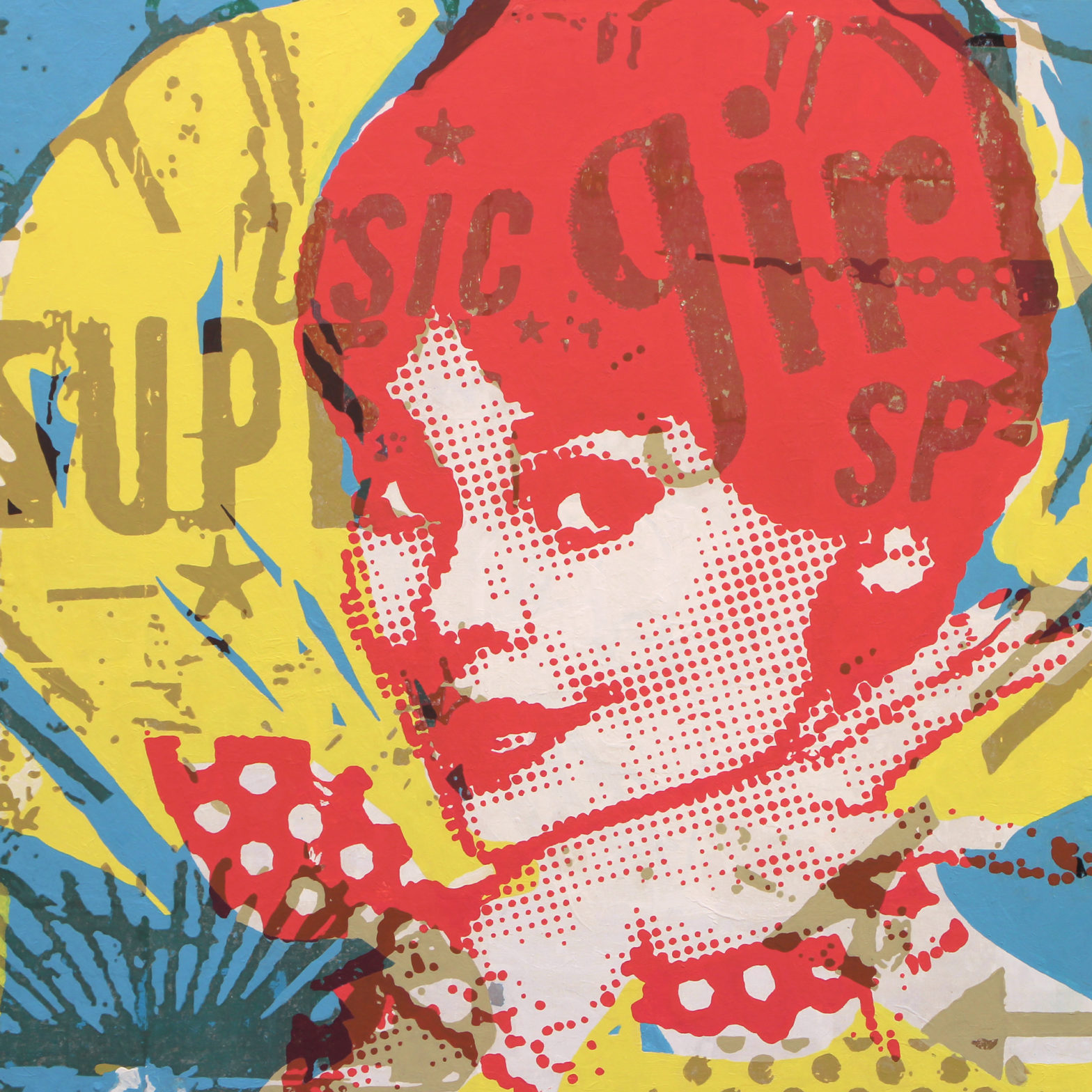 Super Girl – 122x122cm