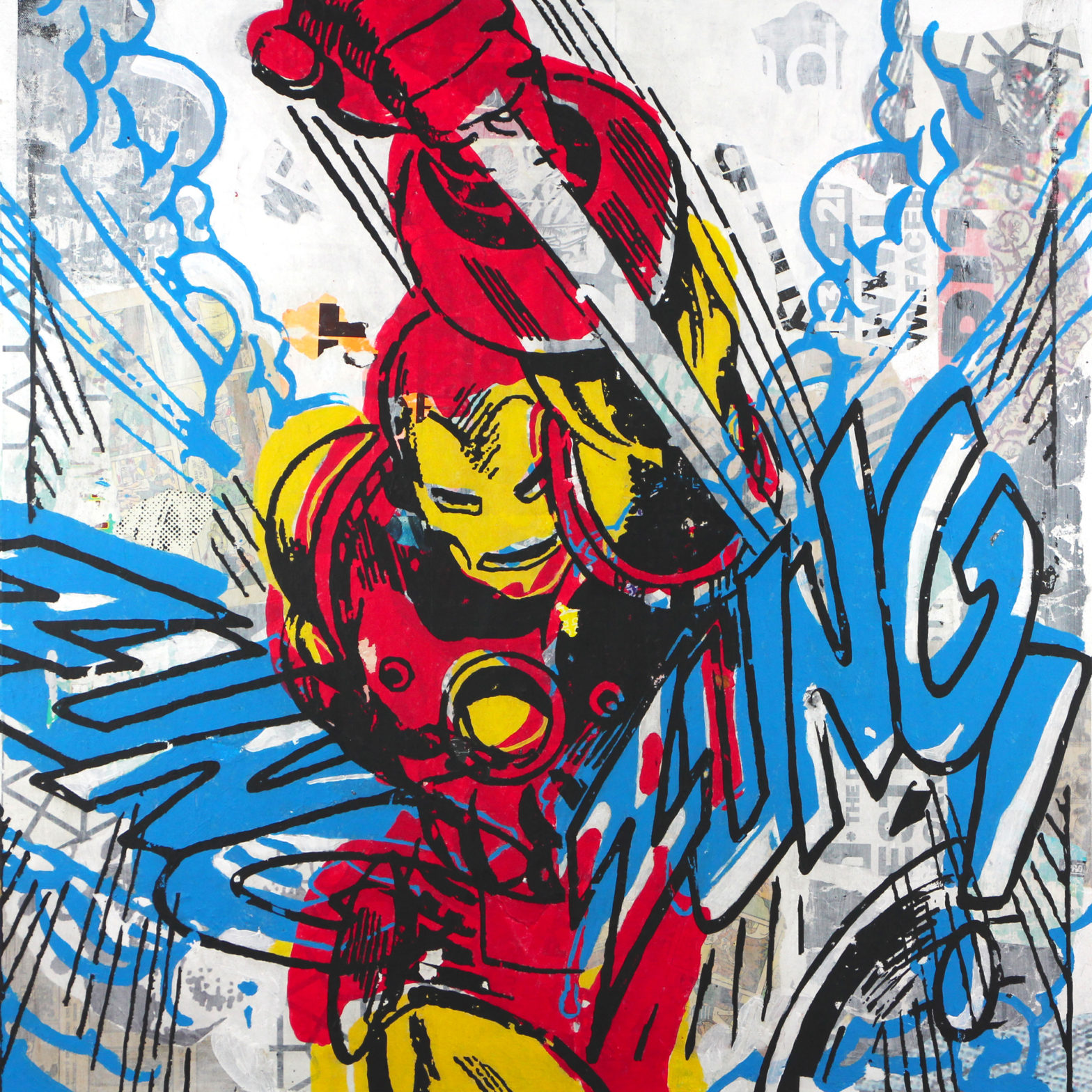 Zung! Zung! – 80x80cm