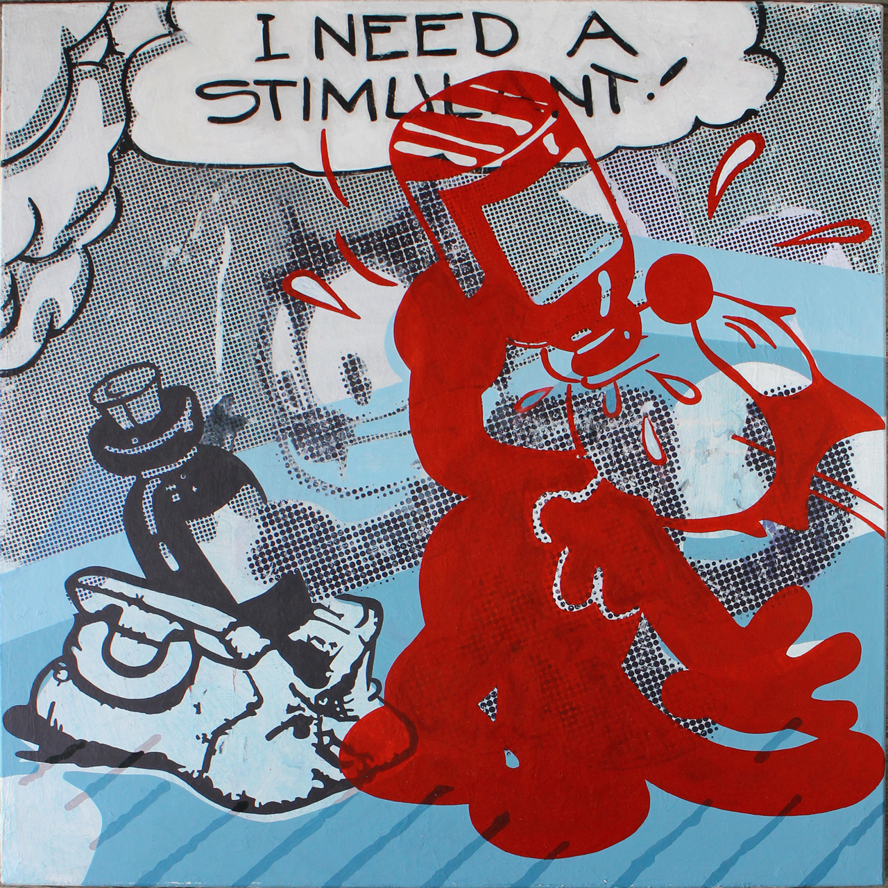 Stimulant – 80x80cm