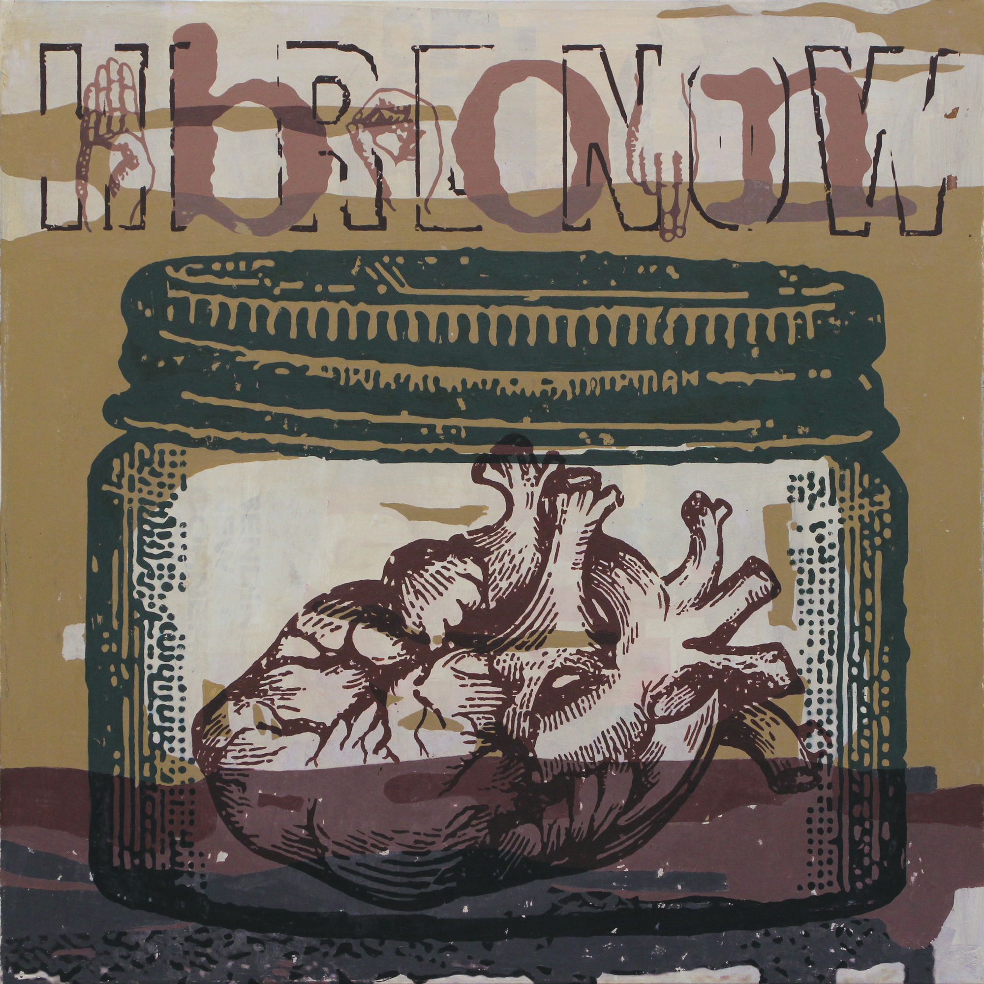 Bon Cœur – 80x80cm