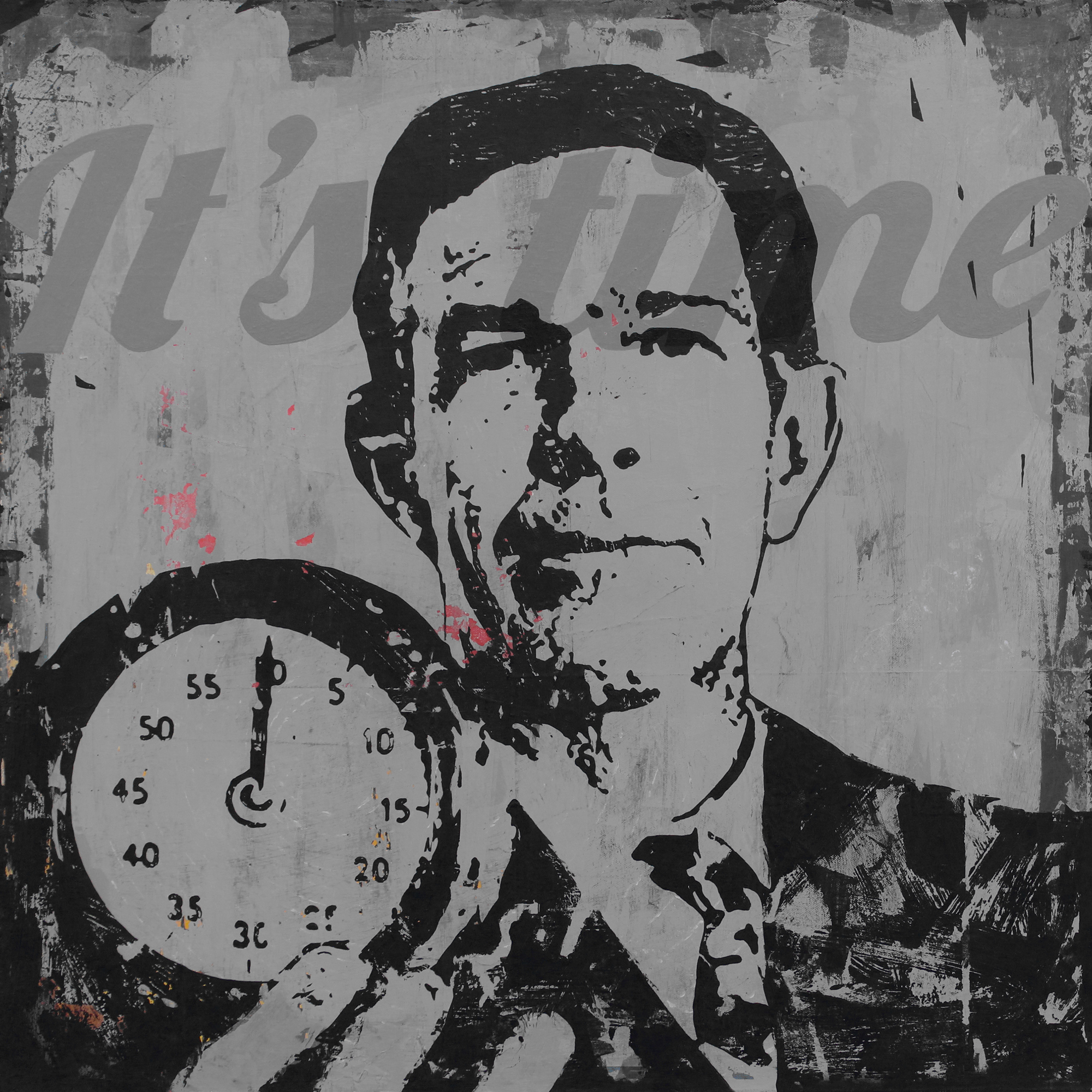 It’s Time – 80x80cm