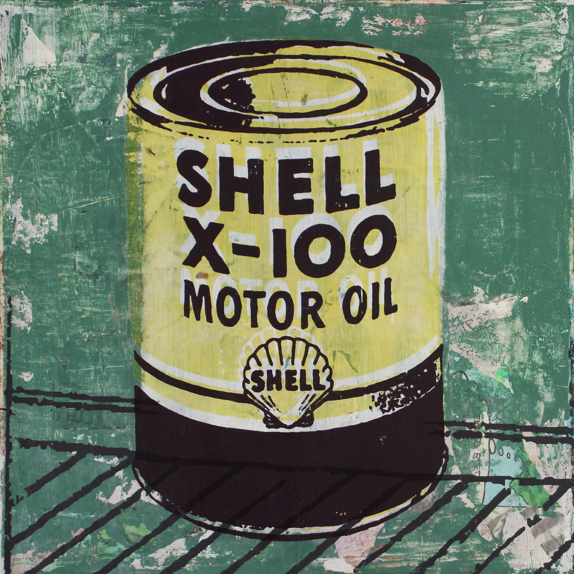 X-100 Green – 30x30cm