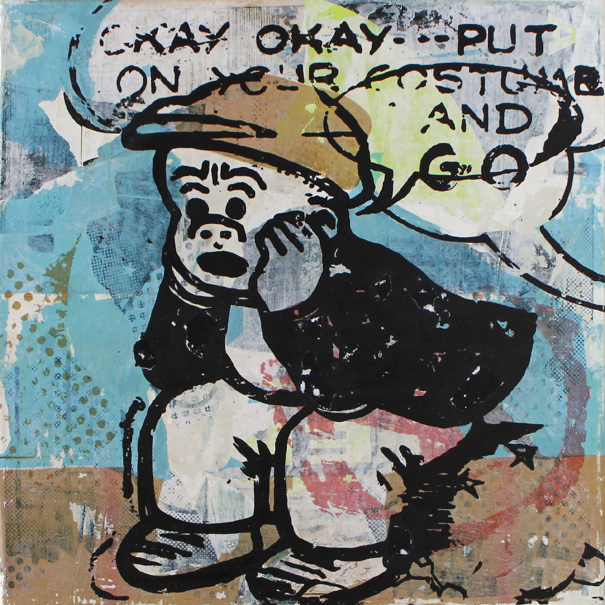 Okay Okay – 30x30cm