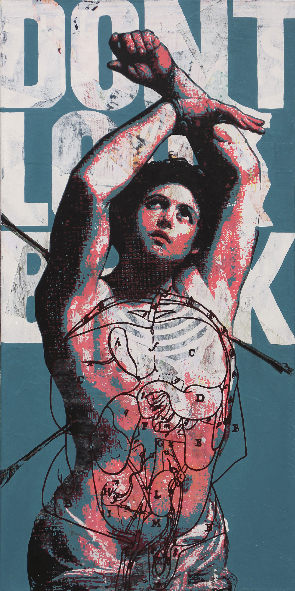 Saint-Sébastien – 50x100cm