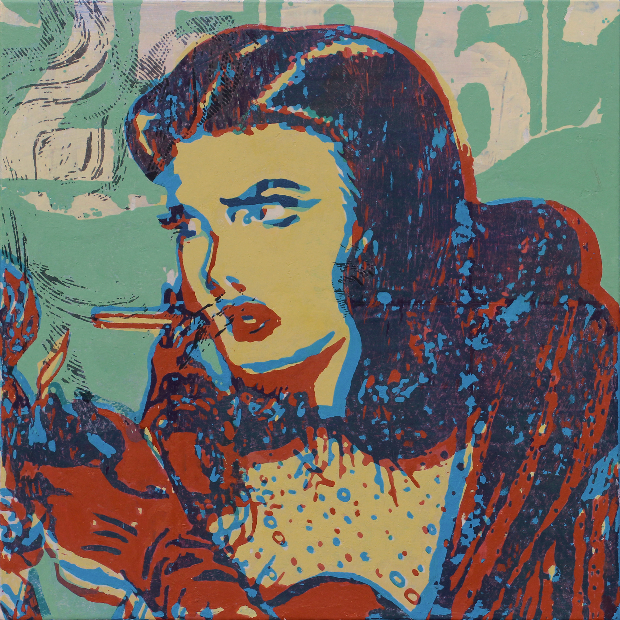 Femme fatale – 40x40cm