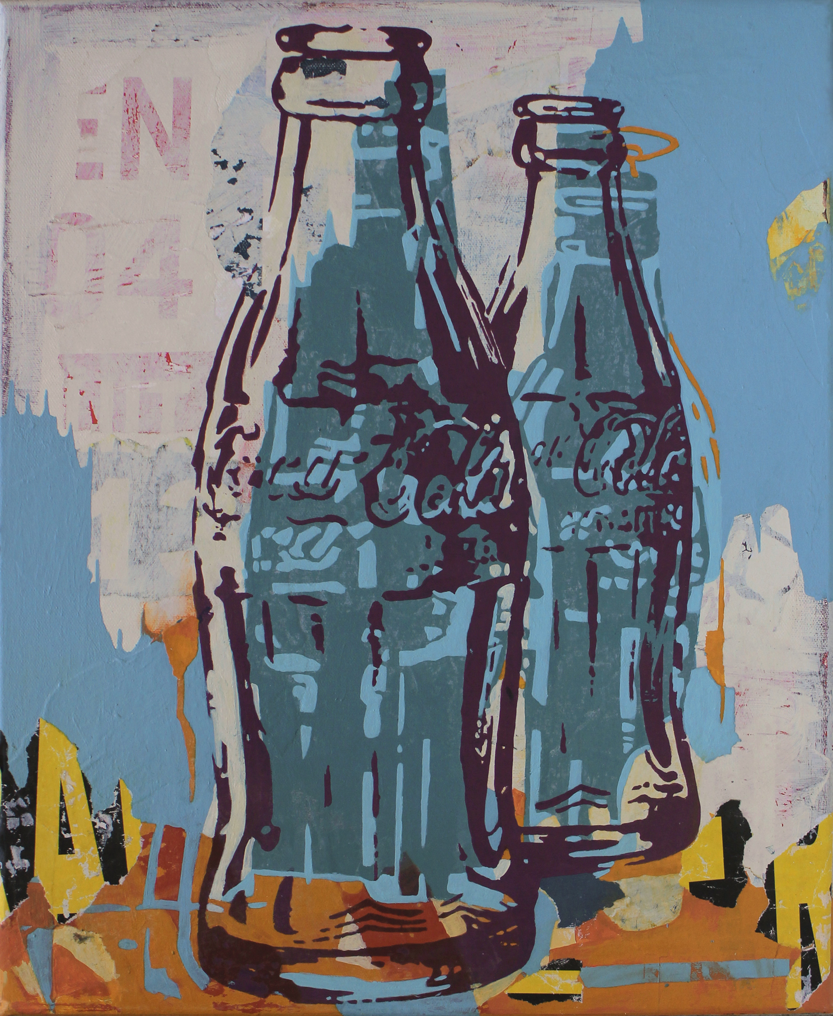 Bottles – 38x46cm