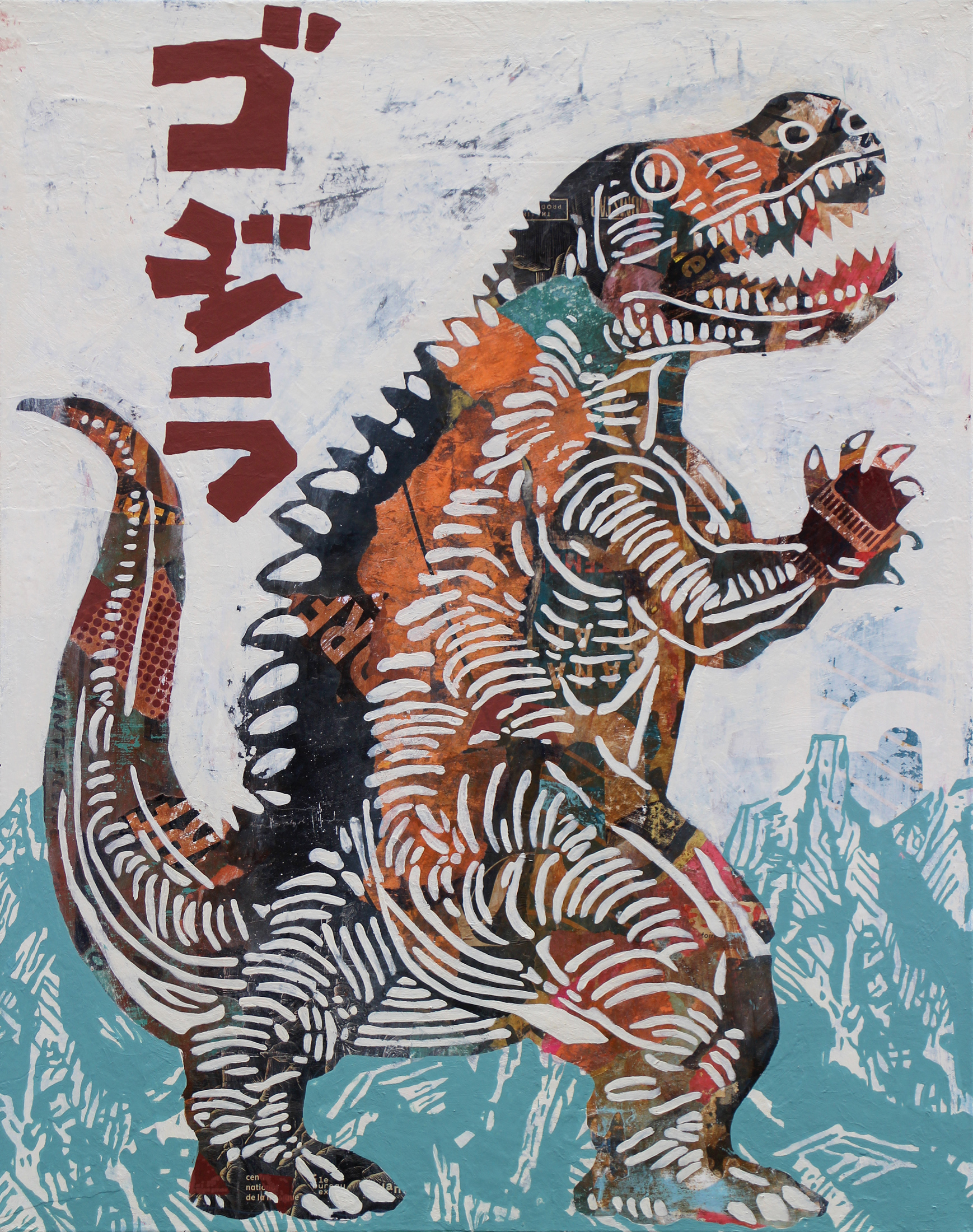Kaiju des Montagnes – 73x92cm