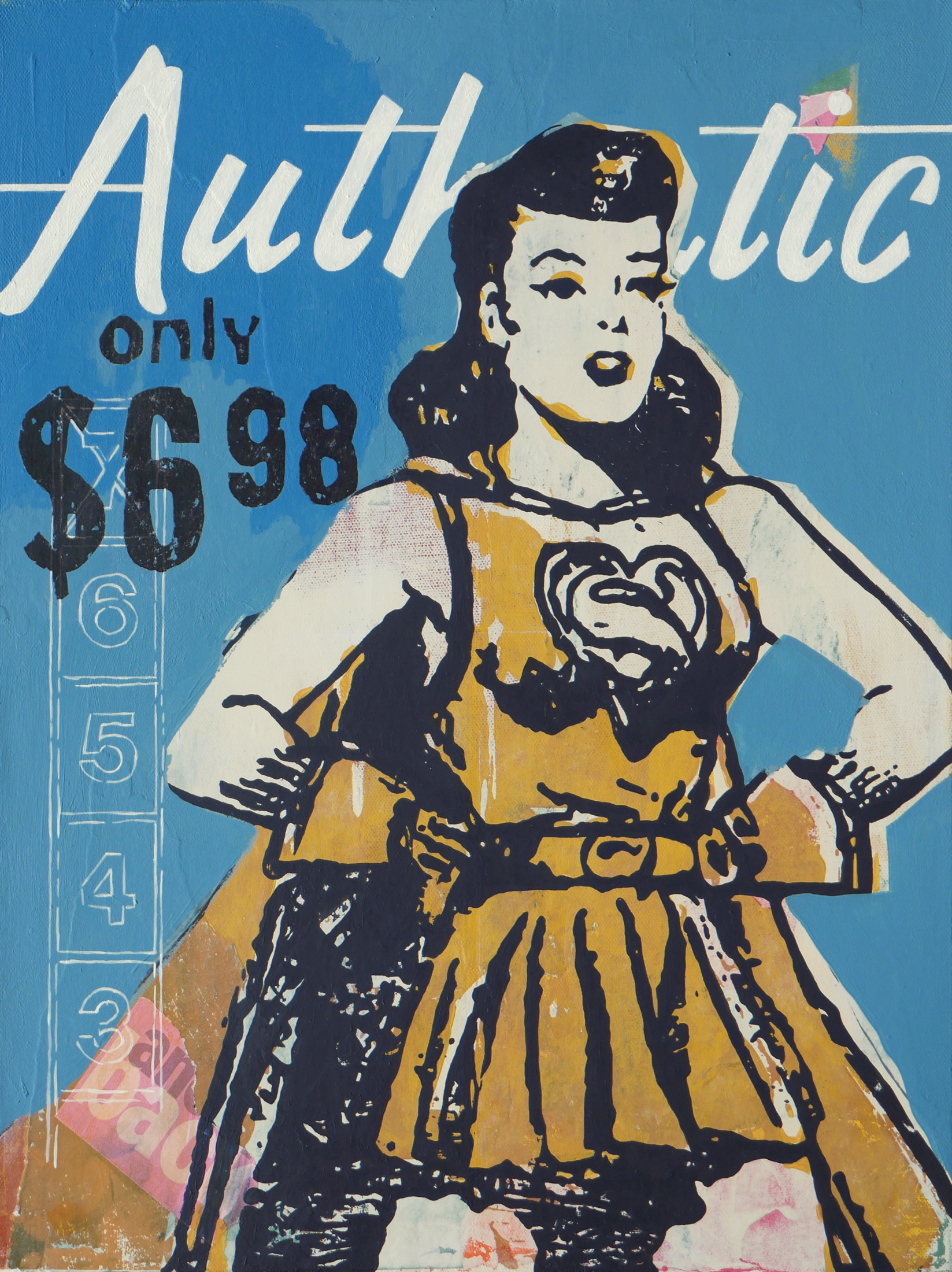 Authentic (Super Girl) – 40x50cm