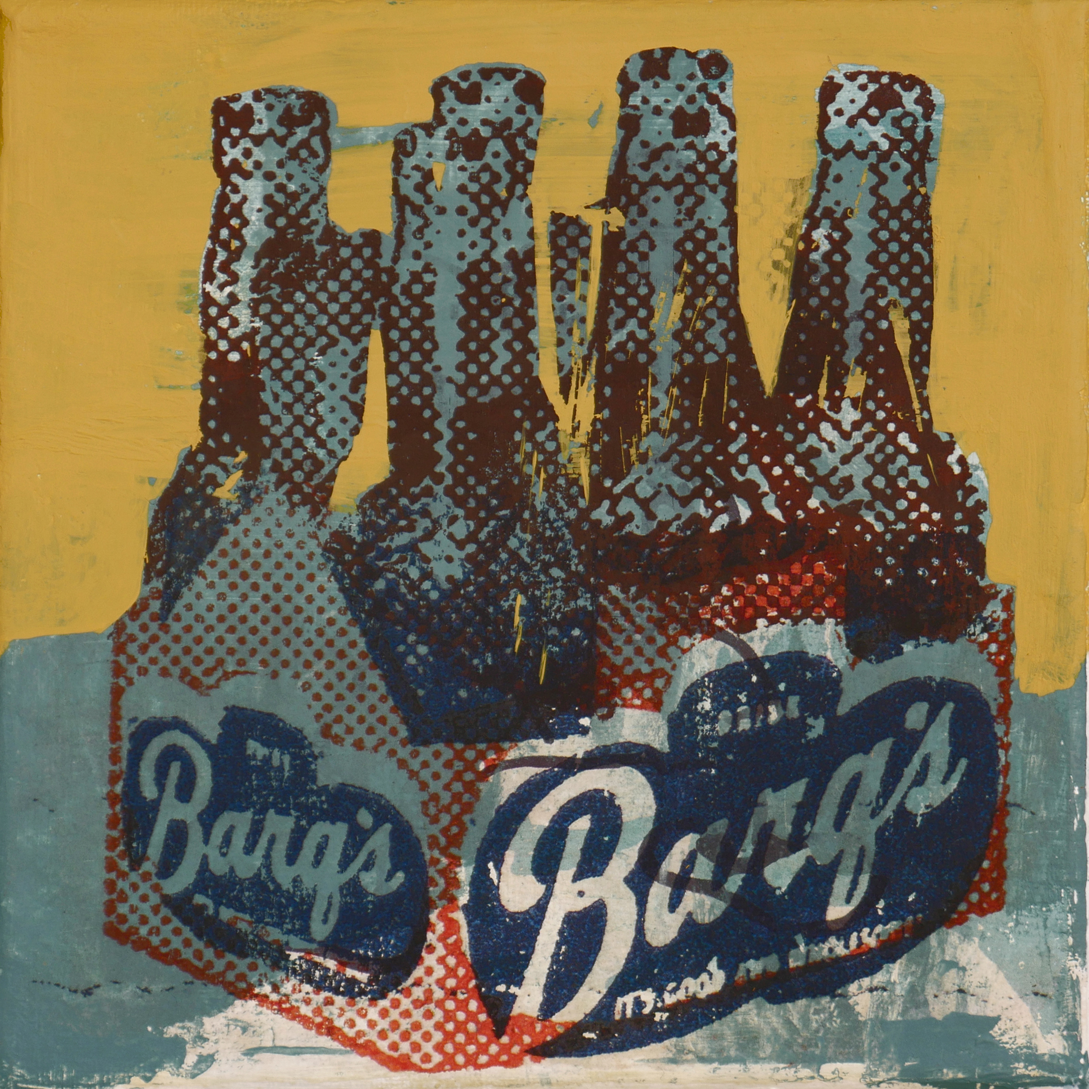 Barg&rsquo;s bottles II – 19x19cm