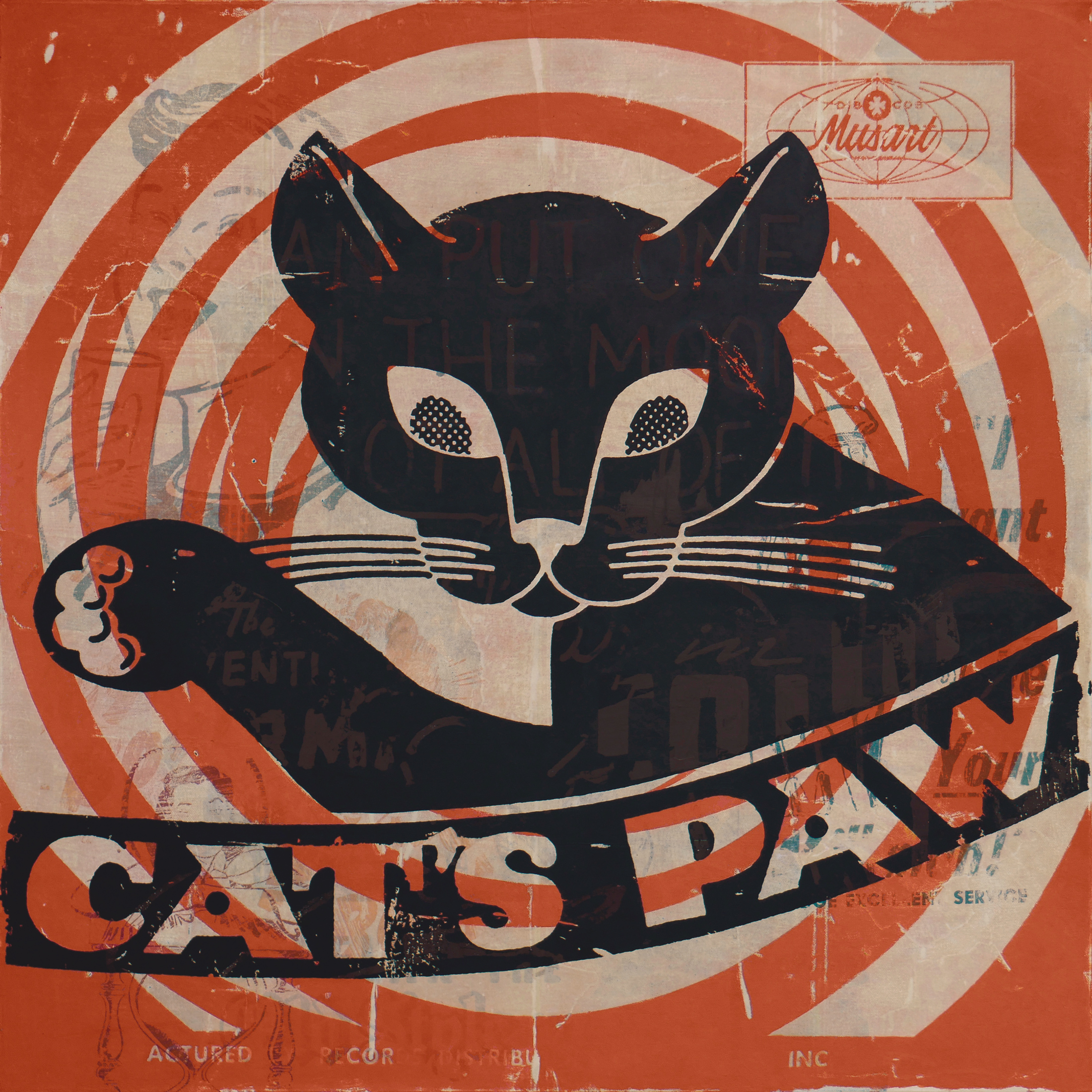Cat&rsquo;s Paw – 80x80cm