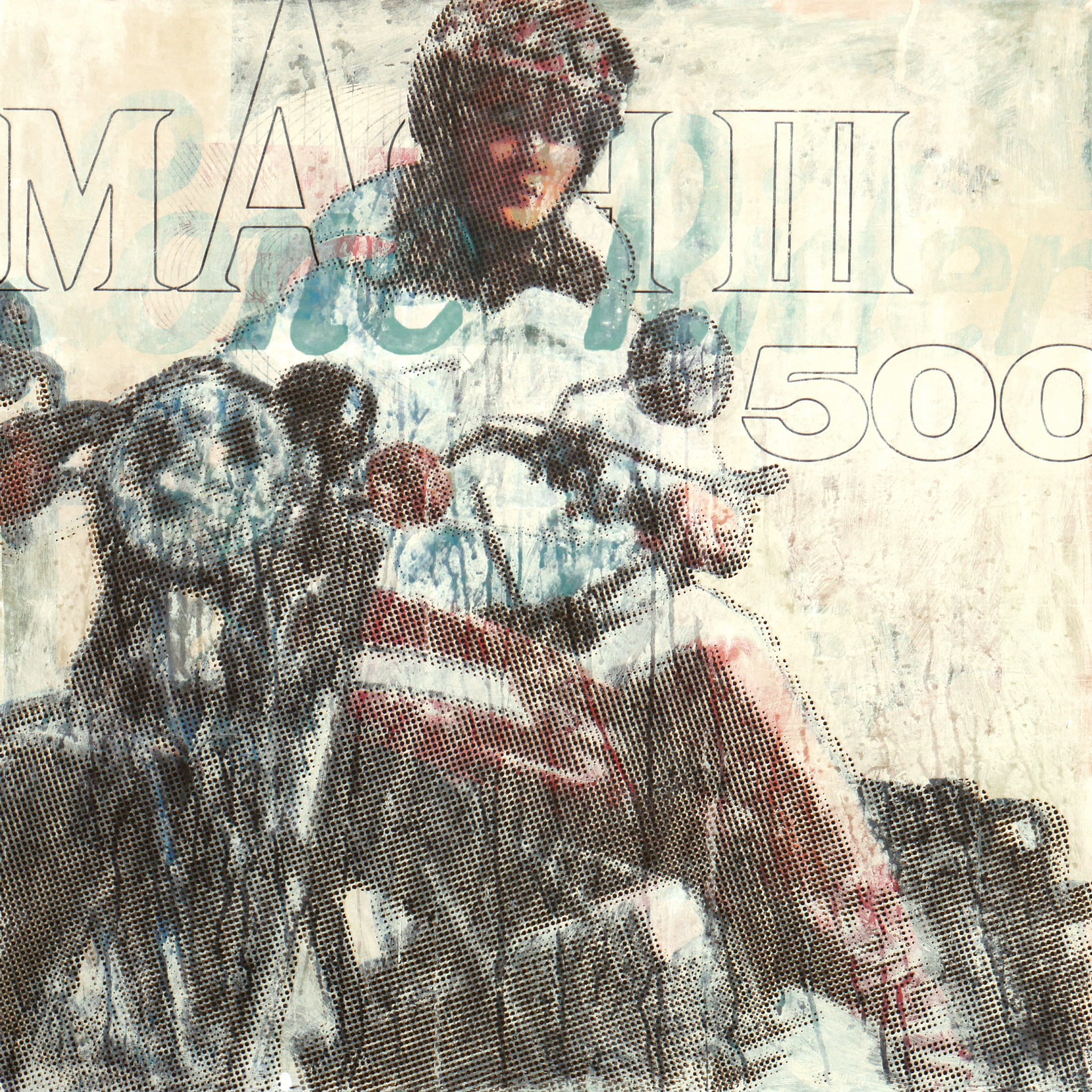 Mach III-500 (Lone Rider) – 80x80cm