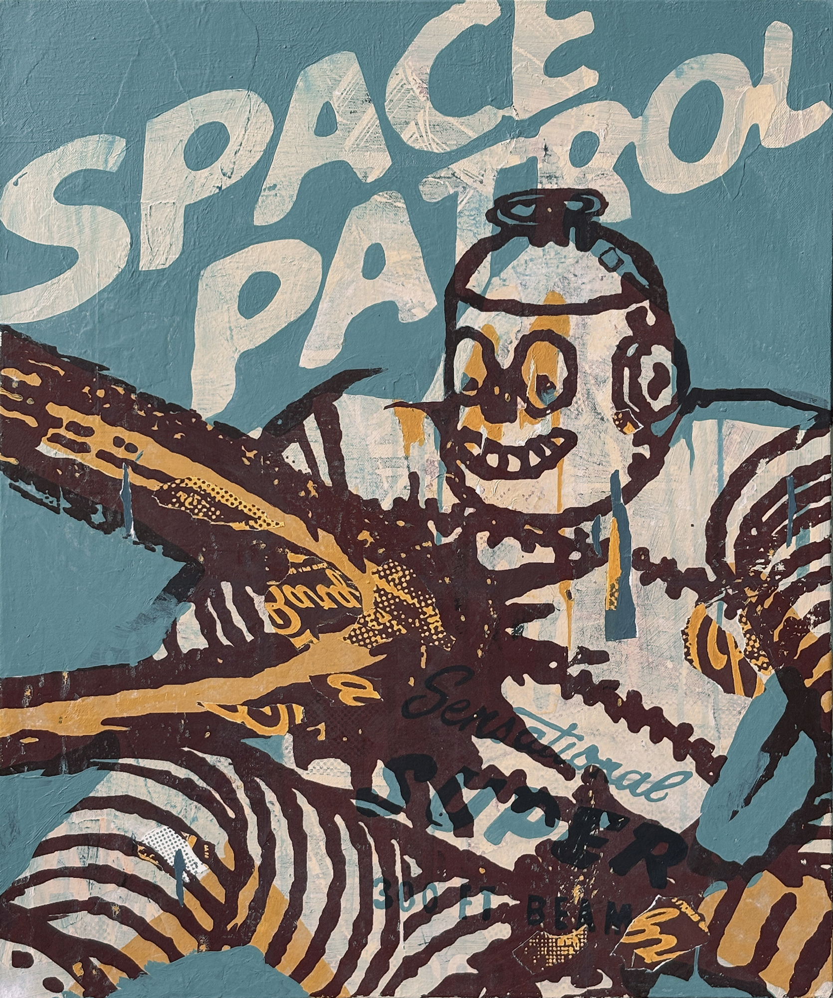 Space Patrol – 50x61cm